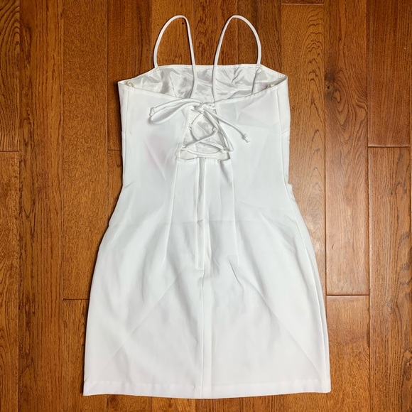 XOXO White Mini Dress - Picture 2 of 5